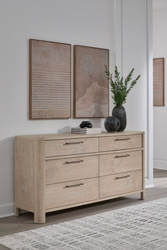 Evelyn Saltwood 6-Drawer Dresser - Ornate Home