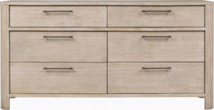 Evelyn Saltwood 6-Drawer Dresser - Ornate Home