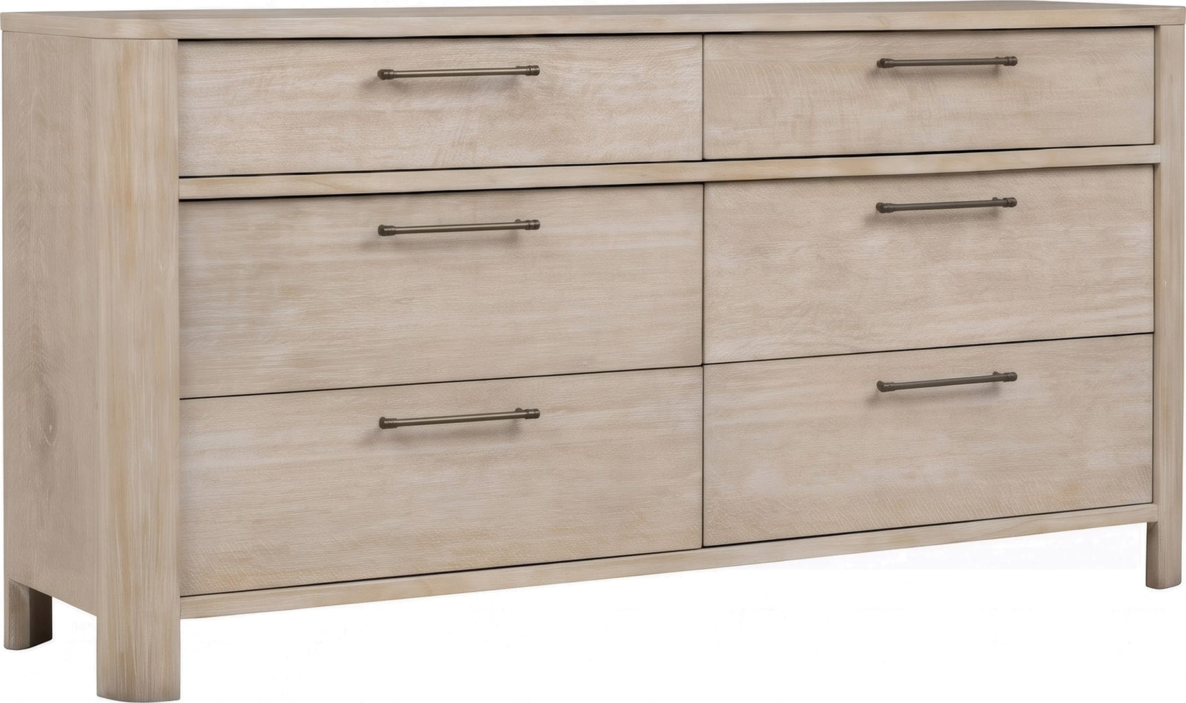 Evelyn Saltwood 6-Drawer Dresser - Ornate Home