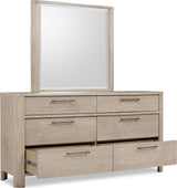 Evelyn Saltwood 6-Drawer Dresser - Ornate Home