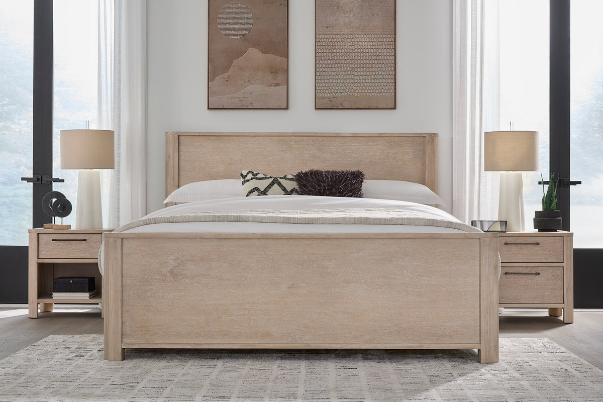 Evelyn Saltwood Queen Wood Bed - Ornate Home