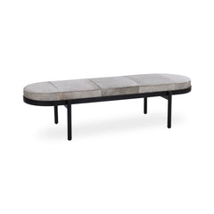 Evelyn Sparrow Gray Accent Bench - Ornate Home