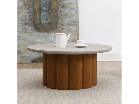 Evelyn Walnut Coffee Table - Ornate Home