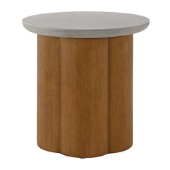 Evelyn Walnut End Table - Ornate Home