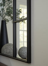 Evengton Black Accent Mirror (Online Special Price) - Ornate Home