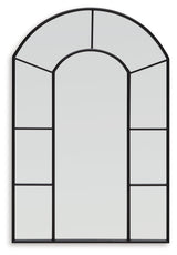 Evengton Black Accent Mirror - Ornate Home