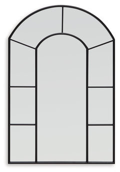 Evengton Black Accent Mirror - Ornate Home