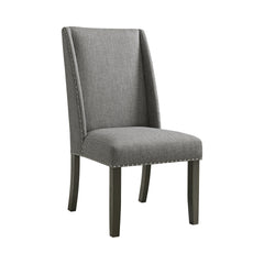 Everdeen Charcoal/White 7-Piece Dining Set - Ornate Home