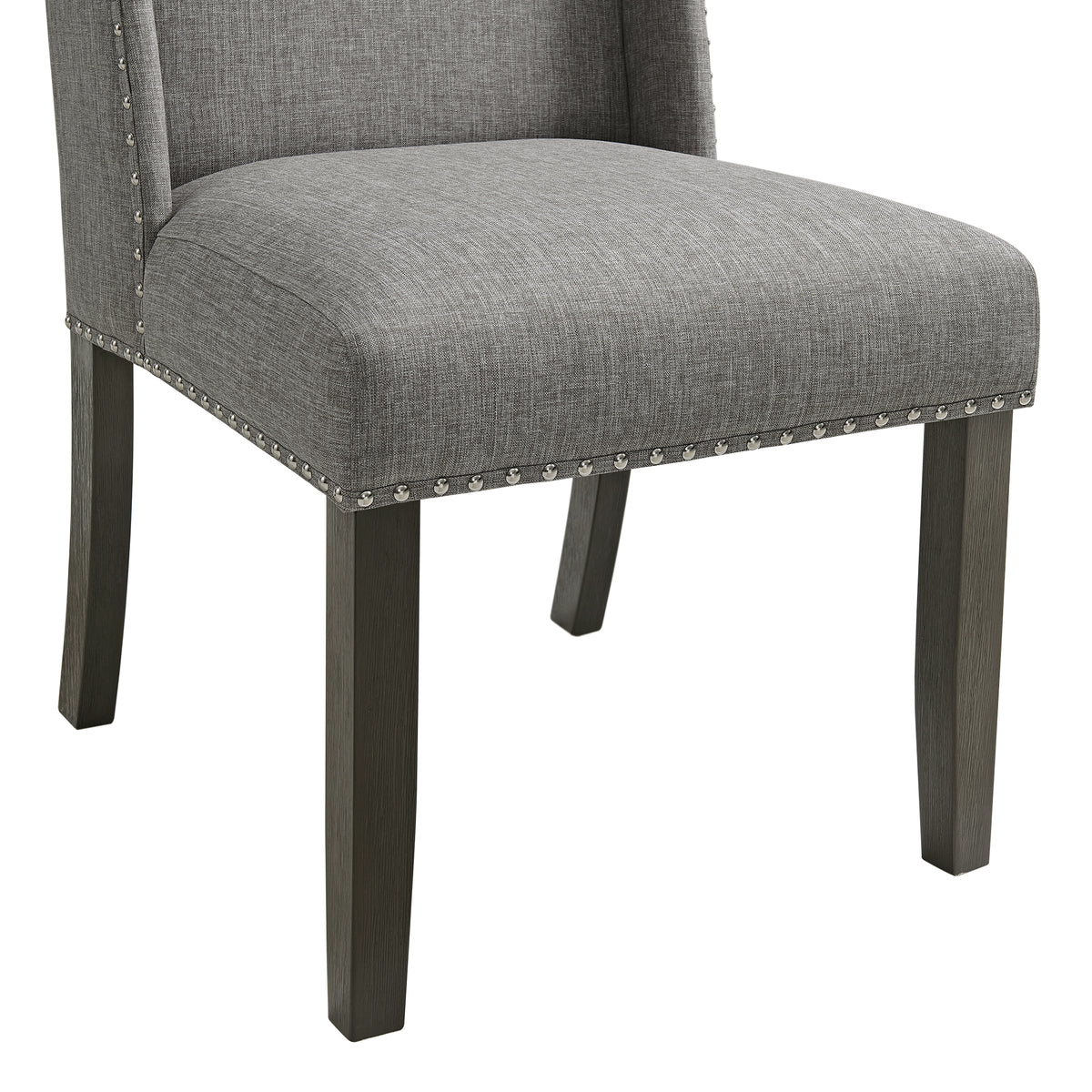 Everdeen Charcoal/White 7-Piece Dining Set - Ornate Home