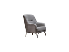 Everest Light Grey 3-pieces (Sofa & Loveseat & Chair) Living Room Set - Ornate Home