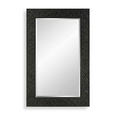 Everest Satin Black Mirror - Ornate Home