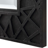Everest Satin Black Mirror - Ornate Home