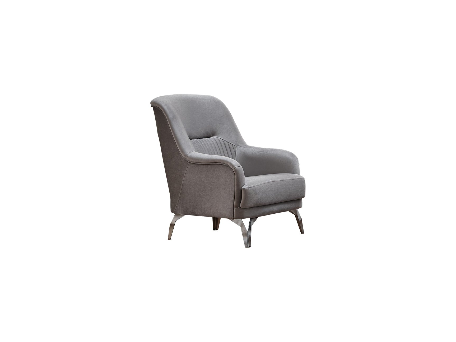 Everest Light Grey 3-pieces (Sofa & Loveseat & Chair) Living Room Set