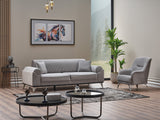 Everest Light Grey Convertible Sofa
