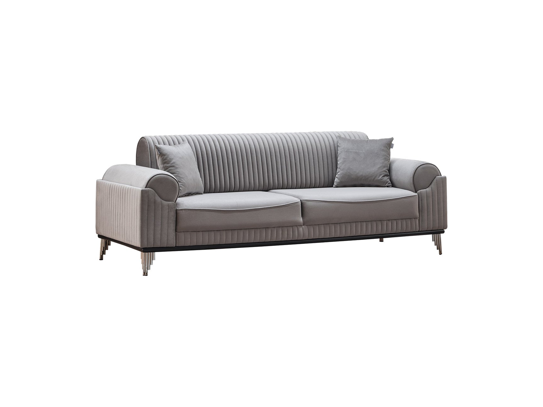 Everest Light Grey Convertible Sofa