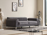 Everest Grey 3-pieces (Sofa & Loveseat & Chair) Living Room Set