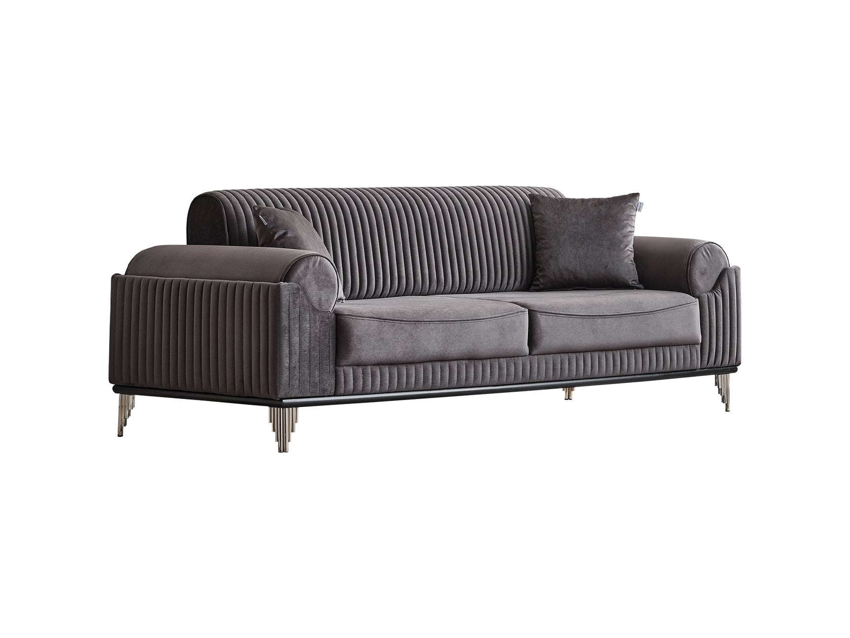 Everest Grey Convertible Sofa