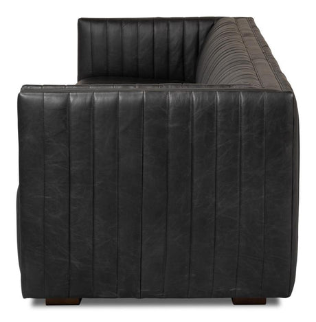Everett Black Sofa - Ornate Home