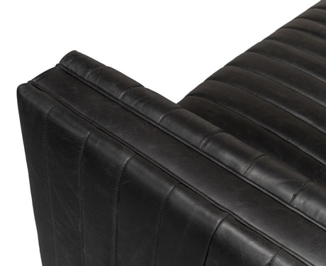 Everett Black Sofa - Ornate Home