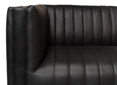 Everett Black Sofa - Ornate Home