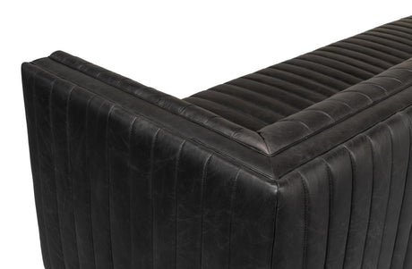 Everett Black Sofa - Ornate Home