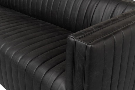 Everett Black Sofa - Ornate Home