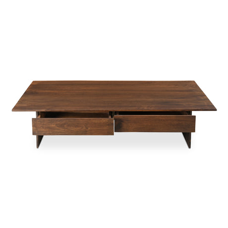 Everett Dark Brown Coffee Table - Ornate Home