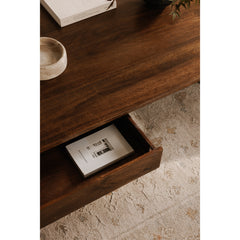 Everett Dark Brown Coffee Table - Ornate Home