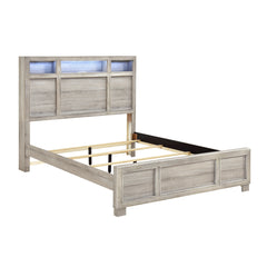 Everett Gray 4-Piece Queen Bedroom Set - Ornate Home