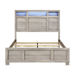 Everett Gray 4-Piece Queen Bedroom Set - Ornate Home
