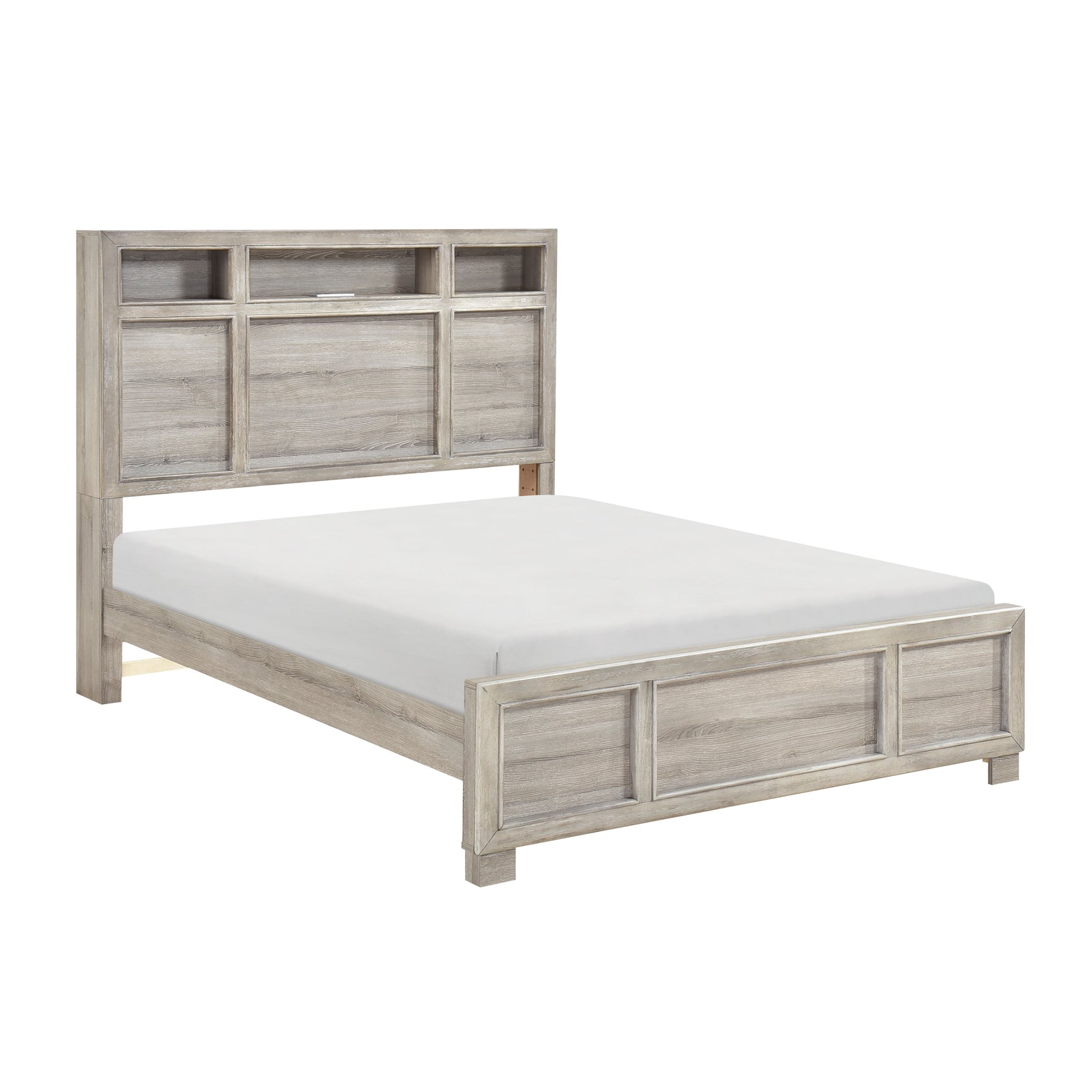 Everett Gray 5-Piece Queen Bedroom Set - Ornate Home
