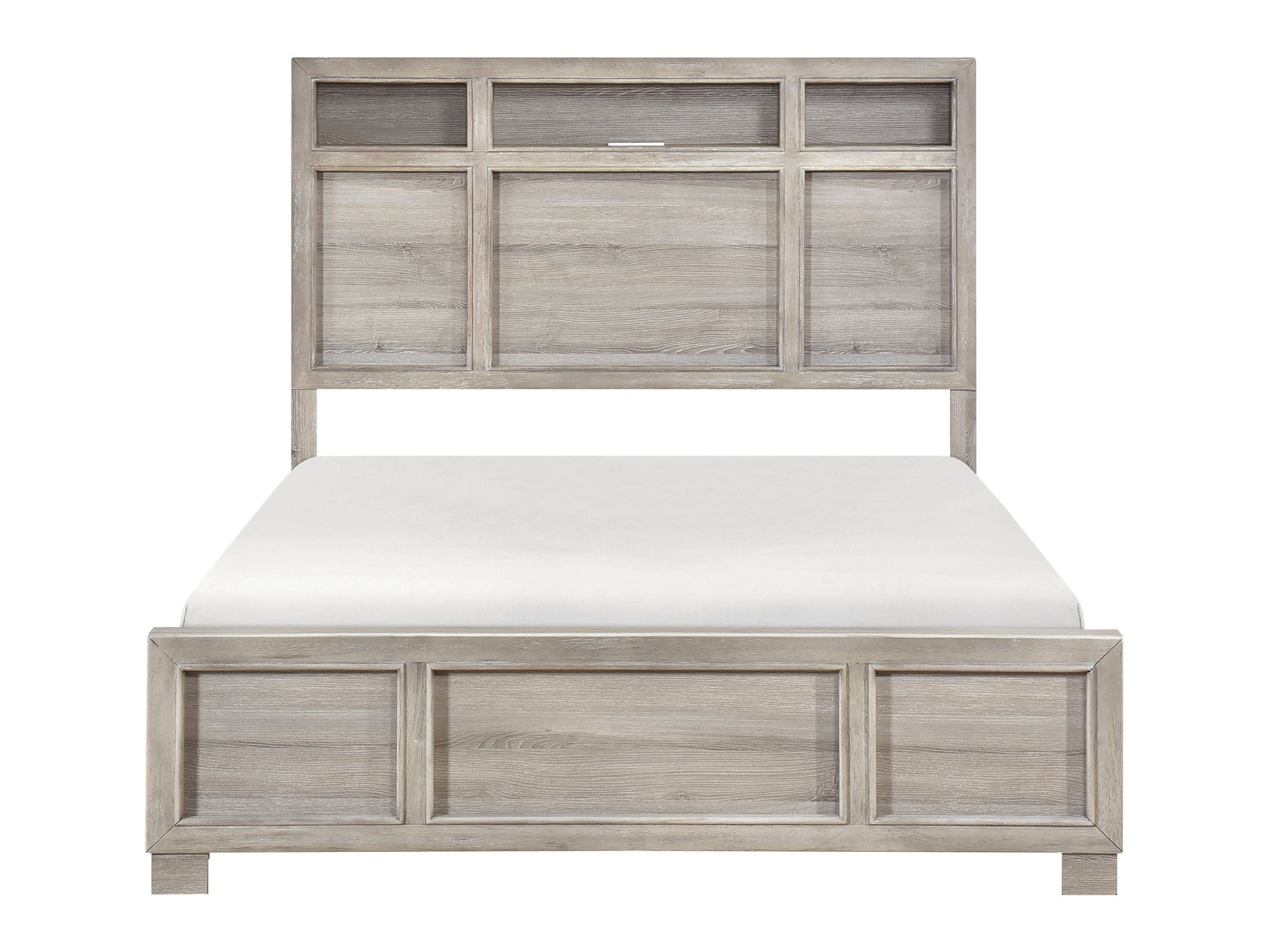 Everett Gray California King Bed - Ornate Home