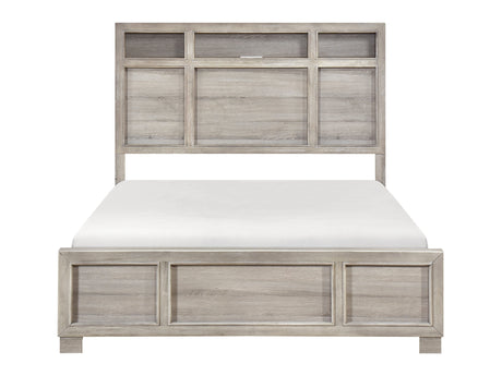 Everett Gray California King Bed - Ornate Home