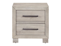 Everett Gray Nightstand - Ornate Home