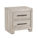 Everett Gray Nightstand - Ornate Home