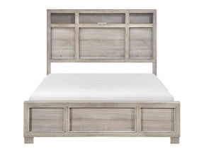 Everett Gray Queen Bed - Ornate Home