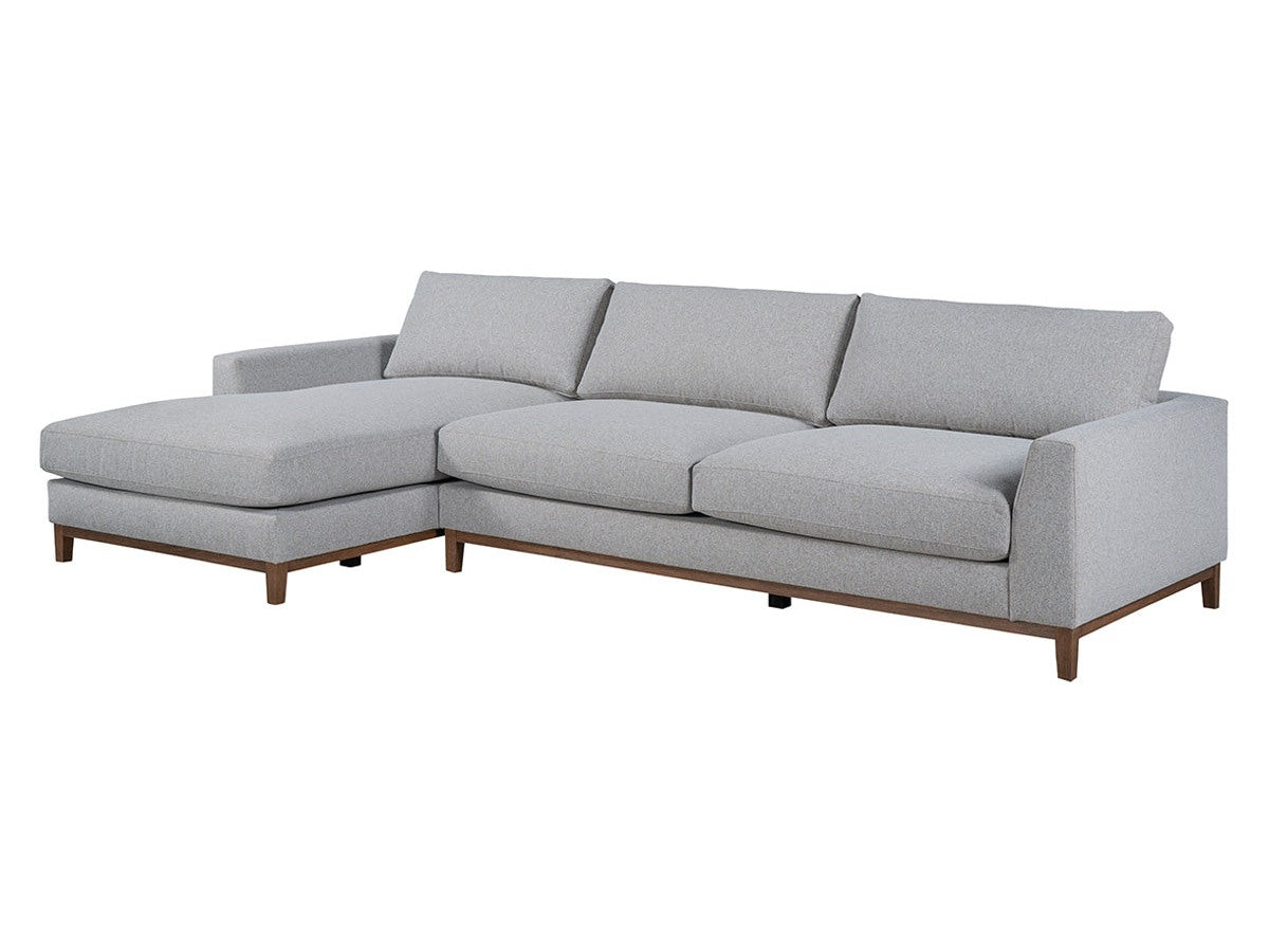 Everett Gray Sectional w/LAF Chaise - Ornate Home
