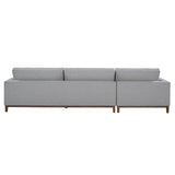 Everett Gray Sectional w/LAF Chaise - Ornate Home