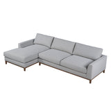 Everett Gray Sectional w/LAF Chaise - Ornate Home