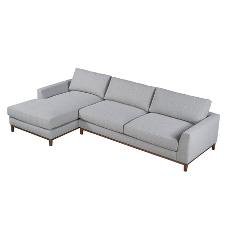 Everett Gray Sectional w/LAF Chaise - Ornate Home
