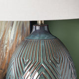 Everett Green/Brown Table Lamp - Ornate Home