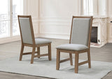 Everett Rustic Brown 5 Pc. Round Table Dining Set - Ornate Home