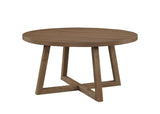Everett Rustic Brown 5 Pc. Round Table Dining Set - Ornate Home