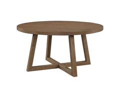 Everett Rustic Brown 5 Pc. Round Table Dining Set - Ornate Home