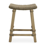 Everglade Woodtone Sea Grass Counter Stool - Ornate Home
