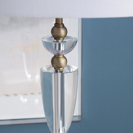 Everglen Black/White Table Lamp (Set of 2) - Ornate Home