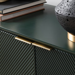 Evergreen Green Four Door Sideboard - Ornate Home