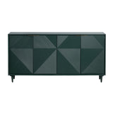 Evergreen Green Four Door Sideboard - Ornate Home