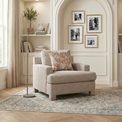 Everly Beige Chair - Ornate Home