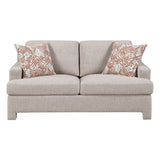 Everly Beige Loveseat - Ornate Home